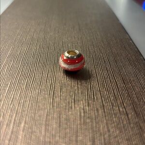 Love links Elegant Red and Silver Bead Set